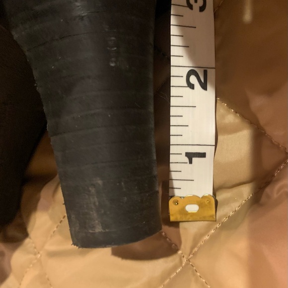 Black Suede Knee-High Boots - Picture 6 of 7